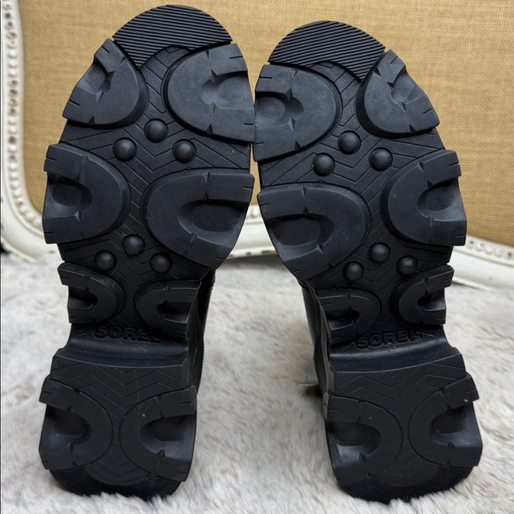 SOREL |  Brex Waterproof Chelsea Boot in black full-grain leather. Size 7, NWT - Picture 15 of 15